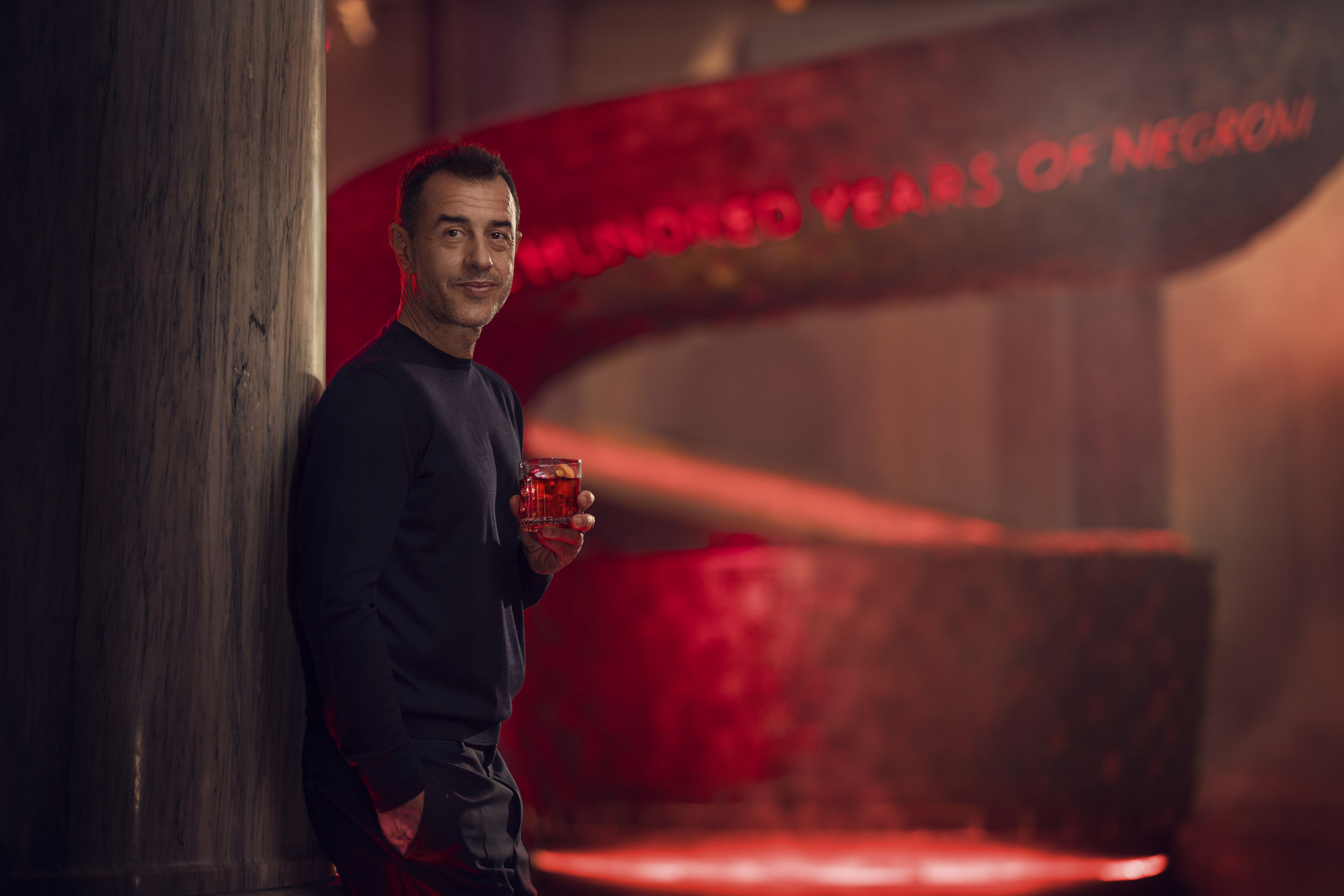 Matteo Garrone on the set of Entering Red, his latest masterpiece, filmed for Campari as part of the 2019 Red Diaries campaign, staring Ana De Armas